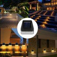 ™✁☃ 1pc Solar Wall Lamp Rainproof Waterproof Button Master Switch Photosensitive Switch Lamp Garden Stairs Step Fence Lights