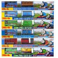 Takara Tomy Plarail โทมัส TS-03รถไฟของเล่นเฮนรี่สำหรับเด็กวัย3ปีขึ้นไปรถไฟของเล่นแทร็คมาสเตอร์ตลกสำหรับเด็กป๊อปตุ๊กตาเด็กขนาดเล็ก