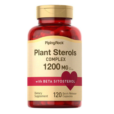 PipingRock Plant Sterols Complex  1200 mg 120 Quick Release Capsules