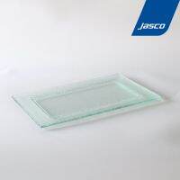 แผ่นแก้ว สำหรับวางโชว์อาหาร 20.3 x 35.5 ซม Slate platter