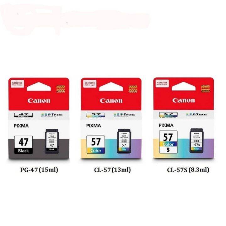 Canon PG47 PG47 / CL57S / CL57 Black OR Colour Ink Cartridge for