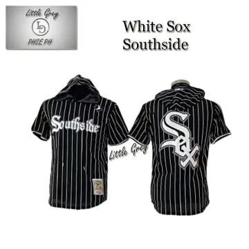 MLB Chicago White Sox Boys' White Pinstripe Pullover Jersey - XS