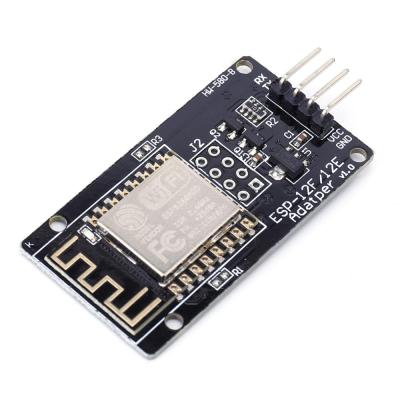 โมดูล Wi-Fi เครื่องรับส่งสัญญาณไร้สาย ESP8266 ESP-12E/12F 5V โมดูลอะแดปเตอร์ WiFi สำหรับรีโมทจอไร้สาย/ควบคุม