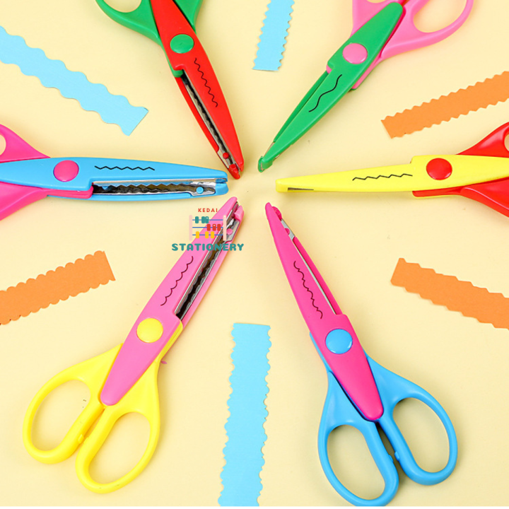 Scissors/DIY Craft Zig zag Scissors/ Edge wave Scissors Lazada