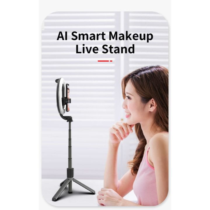 selens-16cm-5inch-ring-light-with-stand-bluetooth-photography-ringlight-lighting-tripod-bluetooth-selfie-stick-mobile-mini-tripod-phone-holder-live-beauty-fill-light-integrated-anchor-video-lighting-l