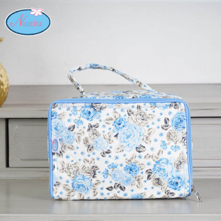 nantita-กระเป๋าใส่เครื่องสำอางทรงสี่เหลี่ยม-bcc457-l