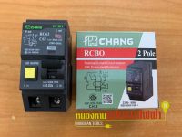 Chang  RCBO 2P 63A เมนเบรกเกอร์กันดูด 2 สาย ตราช้าง