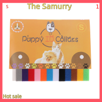 Samurry ✨Hot Sale✨ Car ปลอกคอลูกสุนัข12ชิ้น/เซ็ตปลอกคอสัตว์เลี้ยงสำหรับเด็กแรกเกิด