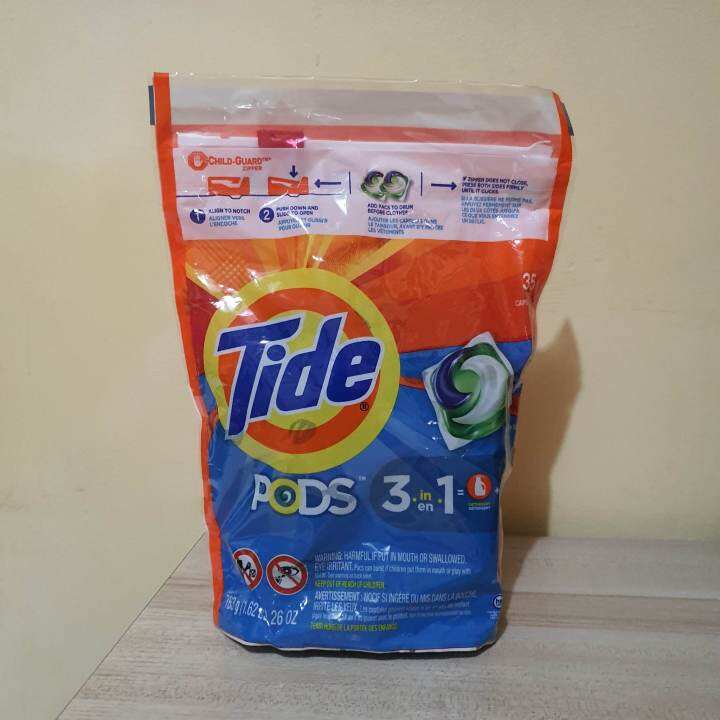 Tide PODS Original Scent 3 in 1 Laundry Detergent Pacs, 35 count