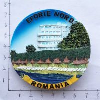 {6shop Department Store} Romania Eforie ของที่ระลึกตู้เย็นแม่เหล็กสร้างสรรค์เรือครัวตู้เย็น