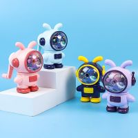 High efficiency Original Elf Pencil Sharpener Astronaut Pencil Sharpener Space Rabbit Pencil Sharpener Automatic Lead Feed Cartoon Pencil Sharpener Cute [Durable and practical]