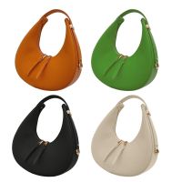 【CC】 Delicate Crescent Leather Evening Shoulder Handbag Crossbody for