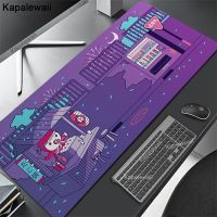 ✁ Purple Kawaii Octopus Large Mousepad Gamer PC Gaming XXL Mouse Pad Computer Big Keyboard Laptop Mousepad Speed Office Desk Mat