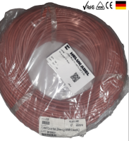 สายไฟ แรงสูง เยอรมัน15KV มาตรฐาน VDE, ROHS  Silicone German Cable 17AWG 5mm 180C