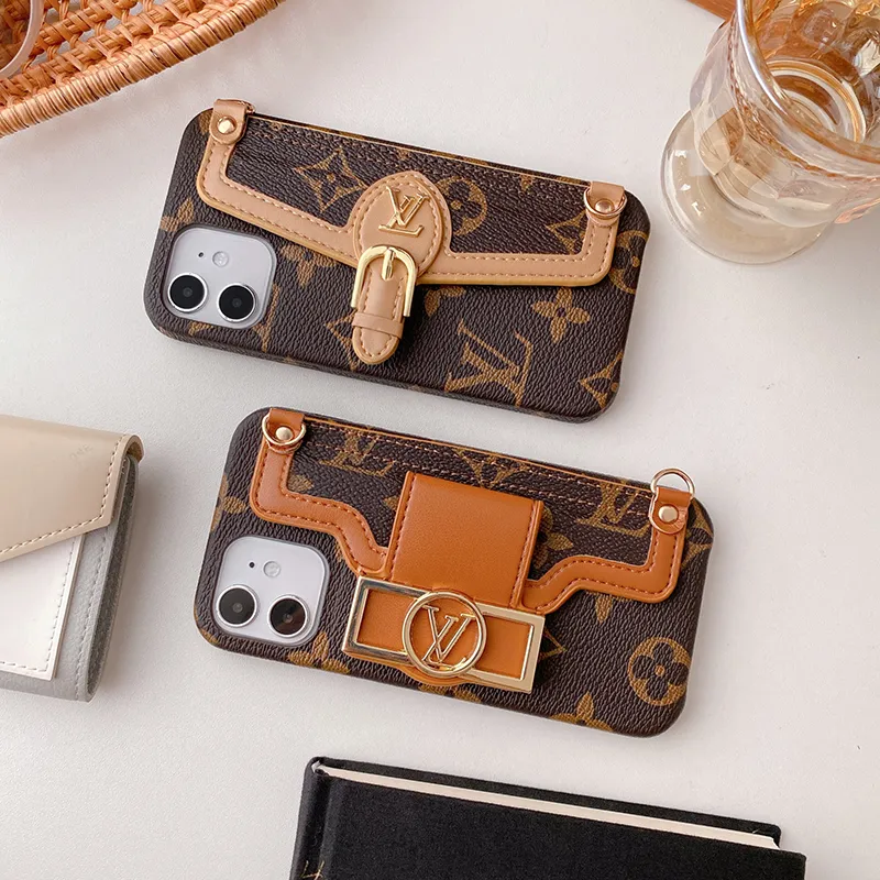iPhone 13 Pro Max Louis Vuitton Zipper Purse Wallet Case - Luxury