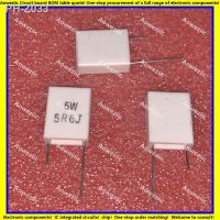 10Pcs/Lot 5W5R6J Inductionless Cement Resistor 5W5.6ohm 5W5.6ΩJ Ceramic Resistance Precision ±5 Non-Inductive Resistor P 10MM