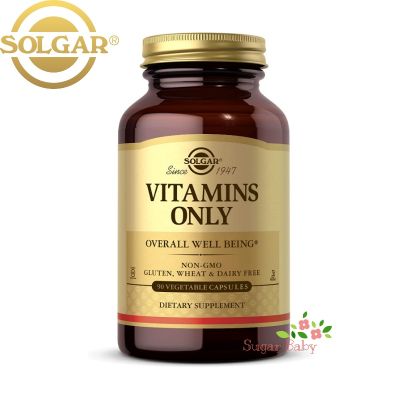 Solgar Vitamins Only 90 Vegetable Capsules วิตามินรวม 90 เวจจี้แคปซูล