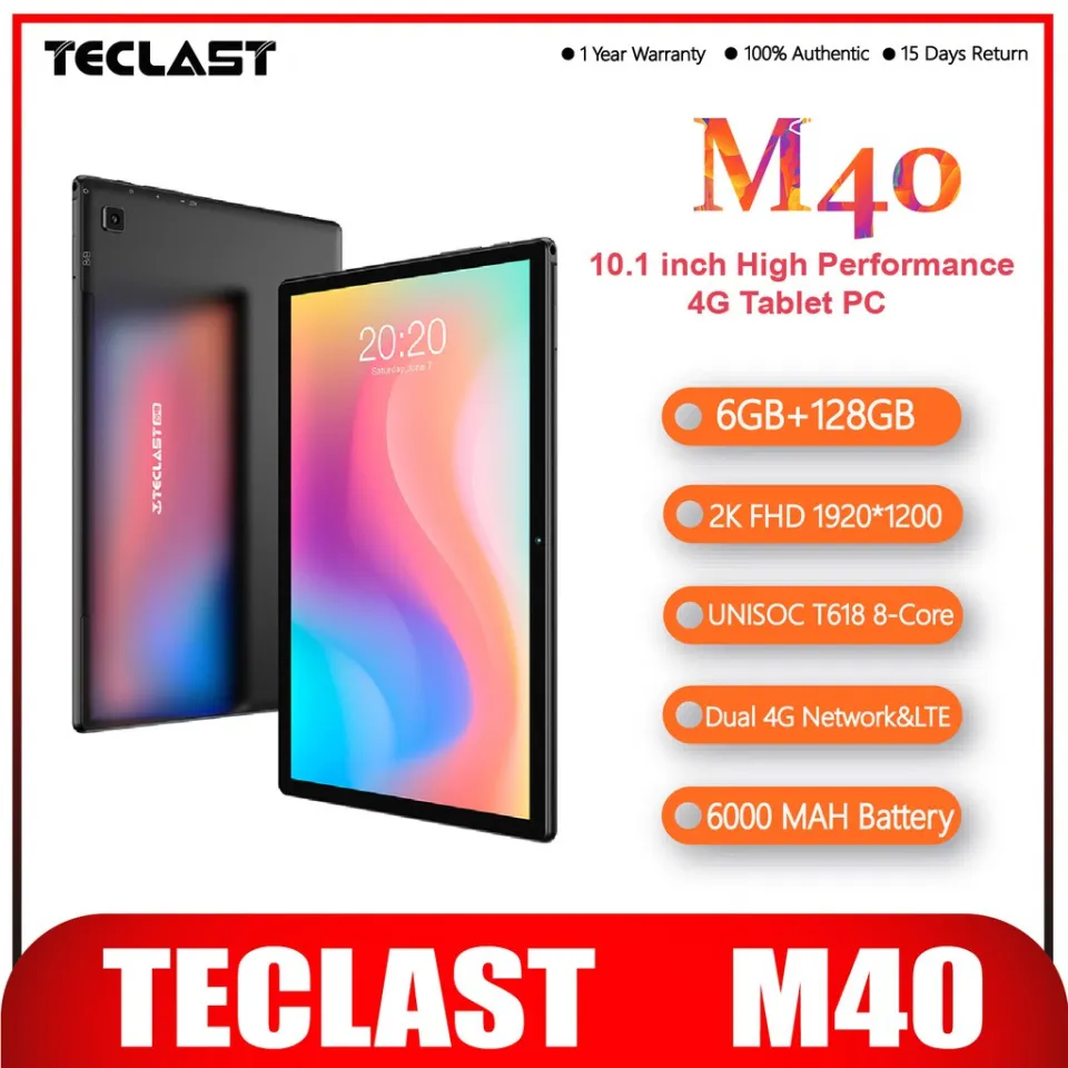 MiOne】Teclast M40 Android 10.0 Tablet PC 6GB RAM 128GB ROM 10.1