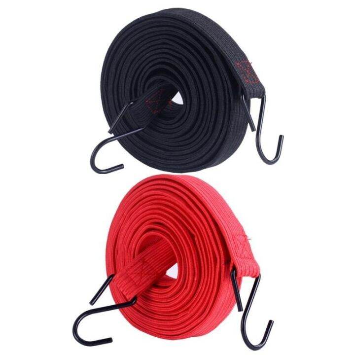 Luggage Rope Double Hook Elastic Packing Belt Luggage Trolley Strap