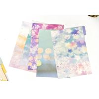 1Set Cherry Blossoms Style A5 A6 Loose Leaf Notebook Divider Index Separator Diary Paper Planner Binders School Students Supplie