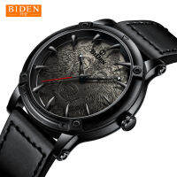 ✨HOT ITEM✨ Biden Biden Brand Mens Watch Leather Strap Waterproof Watch Quartz Watch YY