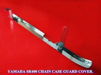 YAMAHA SR400 CAFE RACER "STAINLESS" CHAIN CASE GUARD COVER #บังโซ่ สเตนเลส สินค้าคุณภาพดี