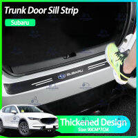 [พร้อมสต็อก] Subaru รถคาร์บอนไฟเบอร์ Trunk แท่งกันชนแผ่นป้องกันท้าย Anti Scratch สติกเกอร์สำหรับ Outback Forester Impreza Lion