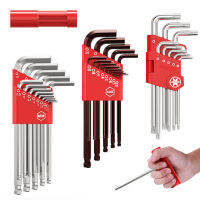 อัลเลนประแจชุด35ชิ้น Hex Key Set เมตริกอัลเลนชุดกุญแจ S2เหล็กและ CRV SAE 3/64-3/8นิ้ว/มิลลิเมตร1.5-10มิลลิเมตร /Torx T10-T50,long Arm Ball End Allen Wrenches ชุดโบนัสฟรี Strength Helping T-Handle