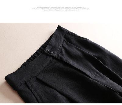 cantr-กางเกงขากว้างผ้าลินินผ้าฝ้ายผู้หญิงกางเกงลำลองผ้าลินินบางผู้หญิงกางเกงหลวมกางเกงเก้า