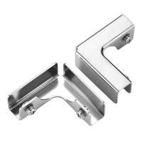 ✱■ 304 stainless steel T-cross L-type glass clip right angle corner groove fish tank reinforcement clip ceramic tile fixing clip