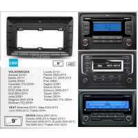 แผงหน้าปัดรถยนต์ Raido ขนาด9นิ้วสำหรับ Vw T5ขนย้าย Caravelle Multivan 2009ชุดแผงหน้าปัดแผงแผงคอนโซล