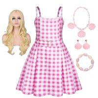 【HOT】✢◆ Jurebecia Pink Costume Margot Robbie Movie Outfit Toddler Up