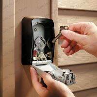 Wall Mount Key Storage Secret Box Organizer 4หลักรหัสผ่านความปลอดภัยรหัสล็อคไม่มี Key Home Key Safe Box Caja Fuerte