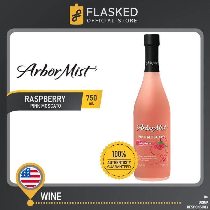 Arbor Mist Raspberry Pink Moscato Wine 750mL Lazada PH