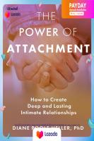 หนังสือใหม่พร้อมส่ง The Power of Attachment : How to Create Deep and Lasting Intimate Relationships [Paperback]