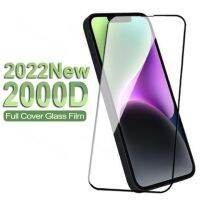 2000D Full Cover Tempered Glass For Apple iPhone 14 Plus 13 12 11 Pro Max mini Screen Protector On iPhone X XR XS Max Glass Film  Screen Protectors