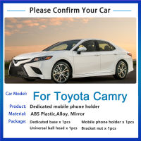 รถที่วางศัพท์มือถือสำหรับ Toyota Camry 70 XV70 2018ยึดศัพท์อุปกรณ์เสริมสนับสนุนสำหรับ ซัมซุง Xiaomi