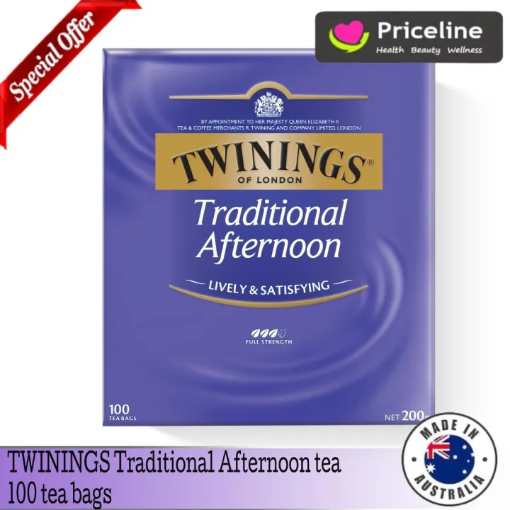 TWININGS Traditional Afternoon tea 100 tea bags(Imported from Australia