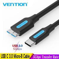 Vention USB 3.0 Tipe C Ke Kabel Micro B Konektor untuk SSD HDD Hard Disk Ponsel Pintar Eksternal MacBook PC Kabel Micro B 1M