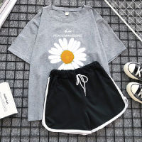 Sport Suit Women Fitness Clothes Shorts Set Womans Yoga Summer New Leisure Fashion Loose Running Girls Two Piece Set Fashion