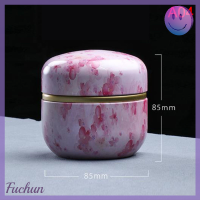 Fuchun กล่องชาใส่ที่เก็บขวดโหลภาชนะบรรจุขนมกระป๋องอเนกประสงค์