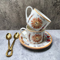 R Ceramics Coffee Cup Western Bone Porcelain Steak Cups Tableware Home Decorations Tea Cups Dessert Tray YC888