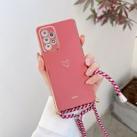 ZF เคสสายคาดที่คล้องลาย Love Heart เคสโทรศัพท์สำหรับ Xiaomi Mi 11 T Pro 9 10 Mi 11 12 Lite Mi11 11Lite 13 11 T 10T 12T Pro