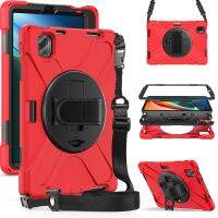 Case สำหรับ Xiaomi Mi Pad 66Pro 5Pro M5 11นิ้ว2021กันกระแทกเด็กปลอดภัย PC ซิลิคอนยืนด้วยสายคล้องไหล่แท็บเล็ตปก