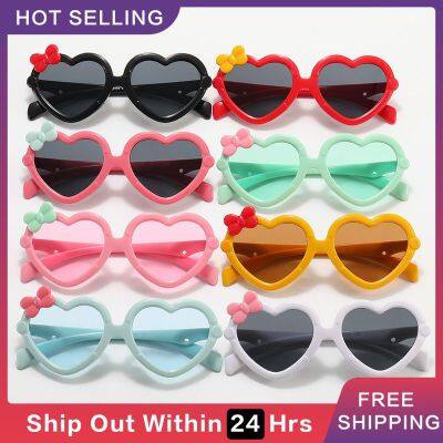 Polarized Sun Glasses Summer Eyeglasses Goggles Uv400 Cartoon Eyeglasses Trendy Girls Sun Glasses Heart-shaped Shades Sunglasses Cycling Sunglasses