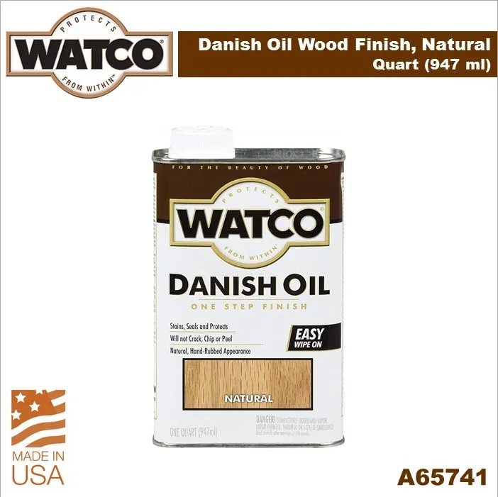 Watco Danish Oil Wood Finish, Natural, Quart A65741 Lazada PH