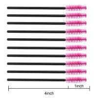 100Pcs Disposable Micro Eyelash Brush Mascara Wands Applicator Spoolers Eyebrow Comb brushes Eyelash Extension Makeup Kit