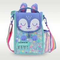 ∋۩⊙ Australia Original High Quality Smiggle Lunch Bag Children Crossbody Bag Girl Blue Rabbit Cute Handheld Bento Bag Fruit Lunchbox