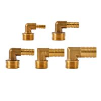 PL Pagoda Connector 6 8 10 12 16mm Hose Barb Connector Hose Tail Thread  1/2 BSP Brass Pipe Fitting 1pcs Valves