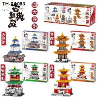 Strictly selected compatible assembly blocks classical architecture of crane tower boy childrens educational toys birthday gift